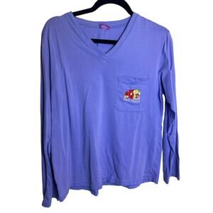 Winnie the Pooh Disney Sleep Pocket Tee Women Sleep Shirt Size Medium M Pajamas